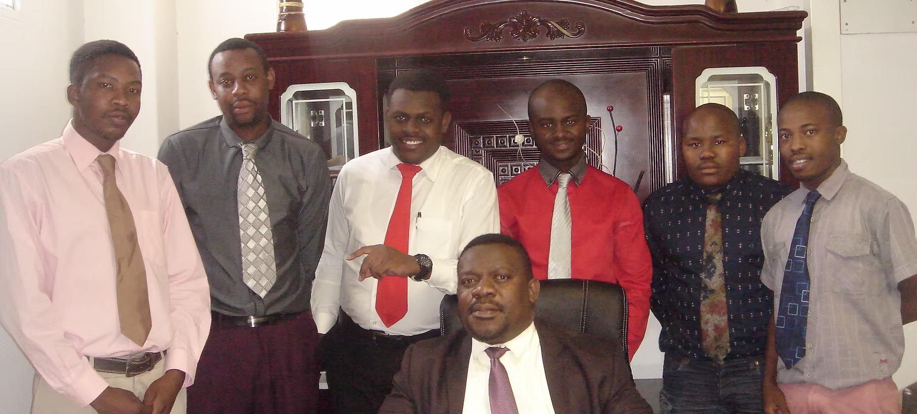 The Sylvester Dladla Accountants team photographed together at their Pietermaritzburg offices